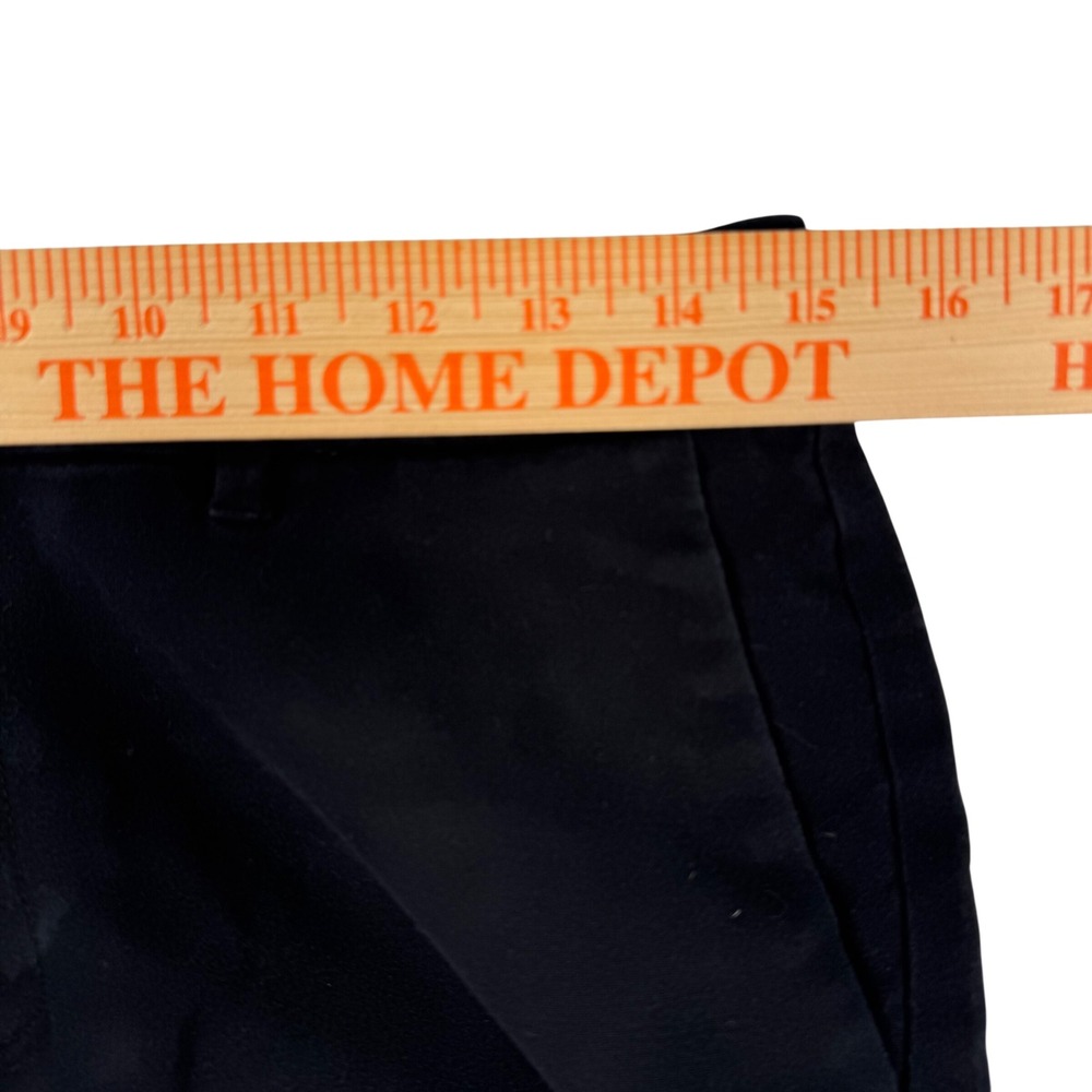 Old Navy Wide Leg Pants Cropped Womens 10 Regular Black Chino Workwear Trousers - Picture 5 of 8